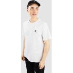 Reduzierte Weiße Streetwear Converse T-Shirts aus Baumwolle für Herren Größe S 