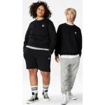 Reduzierte Schwarze Bestickte Sportliche Converse Herrensweatshirts aus Fleece Größe XS 