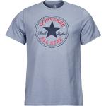 Blaue Converse Chuck Taylor Patch T-Shirts für Damen Größe S 