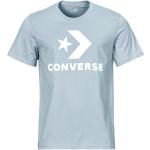 Blaue Converse T-Shirts für Damen Größe L 