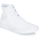 Weiße Converse Monochrome High Top Sneaker & Sneaker Boots aus Leder für Herren Größe 46,5 