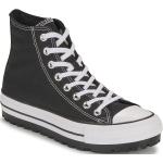 Reduzierte Schwarze Converse Chuck Taylor All Star High Top Sneaker & Sneaker Boots aus Textil für Damen Größe 39 mit Absatzhöhe bis 3cm 