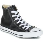 Reduzierte Schwarze Converse Chuck Taylor All Star High Top Sneaker & Sneaker Boots aus Leder für Damen Größe 38 