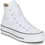 Reduzierte Weiße Converse Chuck Taylor All Star High Top Sneaker & Sneaker Boots aus Canvas für Damen Größe 39,5 