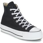 Schwarze Converse Chuck Taylor All Star High Top Sneaker & Sneaker Boots aus Canvas für Damen Größe 39 