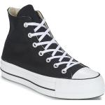 Reduzierte Schwarze Converse Chuck Taylor All Star High Top Sneaker & Sneaker Boots aus Textil für Damen Größe 36 