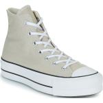 Beige Converse Chuck Taylor All Star High Top Sneaker & Sneaker Boots aus Textil für Damen Größe 36 