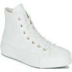 Reduzierte Weiße Converse Chuck Taylor All Star High Top Sneaker & Sneaker Boots für Damen Größe 38 mit Absatzhöhe 3cm bis 5cm 