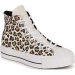 Bunte Animal-Print Converse Chuck Taylor All Star High Top Sneaker & Sneaker Boots aus Textil für Damen Größe 36 mit Absatzhöhe 3cm bis 5cm 