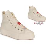 Reduzierte Weiße Converse Chuck Taylor All Star High Top Sneaker & Sneaker Boots aus Textil für Damen Größe 38 