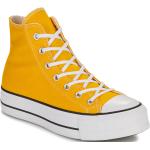 Reduzierte Gelbe Converse Chuck Taylor All Star High Top Sneaker & Sneaker Boots aus Textil für Damen Größe 38 mit Absatzhöhe 3cm bis 5cm 