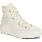 Reduzierte Weiße Converse Chuck Taylor All Star High Top Sneaker & Sneaker Boots aus Textil für Damen Größe 37,5 mit Absatzhöhe 3cm bis 5cm 