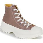 Reduzierte Braune Converse Chuck Taylor All Star High Top Sneaker & Sneaker Boots aus Textil für Damen Größe 39,5 mit Absatzhöhe 3cm bis 5cm 