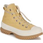 Gelbe Converse Chuck Taylor All Star High Top Sneaker & Sneaker Boots aus Textil für Damen Größe 39 mit Absatzhöhe 5cm bis 7cm 