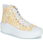 Gelbe Blumenmuster Converse Chuck Taylor All Star High Top Sneaker & Sneaker Boots aus Textil für Damen Größe 39 mit Absatzhöhe 5cm bis 7cm 
