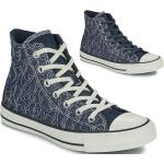 Blaue Converse Chuck Taylor All Star High Top Sneaker & Sneaker Boots aus Textil für Damen Größe 38 