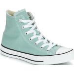 Grüne Converse Chuck Taylor All Star High Top Sneaker & Sneaker Boots aus Textil für Damen Größe 42,5 