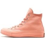 Korallenrote Converse Chuck Taylor Leather High Top Sneaker & Sneaker Boots für Herren Größe 46 