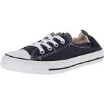 Marineblaue Converse Chuck Taylor Low Sneaker ohne Verschluss aus Canvas für Damen Größe 37,5 