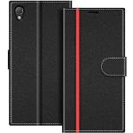 Schwarze Sony Xperia Z3 Cases Art: Flip Cases mit Bildern aus Leder 