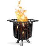 CookKing Stahl Feuerkorb Verona 60 | Schwarz | 60x60x52 cm
