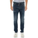 Reduzierte Blaue DSQUARED2 Cool Guy Slim Fit Jeans aus Baumwolle für Herren Übergrößen 
