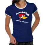 Marineblaue funshirts Jackass T-Shirts für Damen Größe XL 