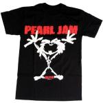Coole-Fun-T-Shirts T-Shirt Pearl Jam - Stickman, schwarz, L, FT14