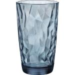 Blaue Wassergläser aus Glas 6-teilig 