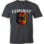 Dunkelgraue Vintage Deutschland Deutschland T-Shirts aus Jersey für Herren Größe M 