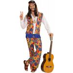Reduzierte Bunte Blumenmuster Widmann Mercedes Benz Merchandise Hippie-Kostüme & 60er Jahre Kostüme mit Fransen für Herren Größe XL 