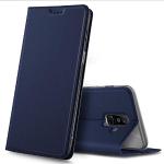 Blaue Elegante Samsung Galaxy A6 Plus Hüllen Art: Geldbörsen mit Bildern mit Ständer 