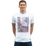 Weiße Copa T-Shirts aus Baumwolle für Herren Größe S 