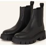 Reduzierte Schwarze Copenhagen Studios Chelsea-Boots aus Leder für Damen Größe 42 
