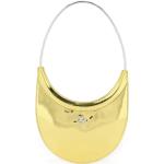 Reduzierte Gelbe Coperni Hobo Bags mit Reißverschluss aus Kunstleder für Damen 