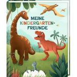 Bunte Spiegelburg Meme / Theme Dinosaurier Poesiealben mit Dinosauriermotiv aus Papier 