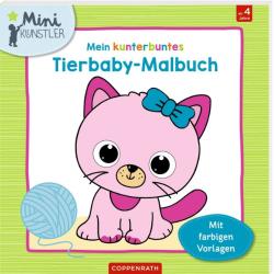 Coppenrath Verlag Mein kunterbuntes Tierbaby-Malbuch (Mini-Künstler)