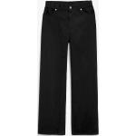 Schwarze Monki Wide Leg Jeans & Relaxed Fit Jeans mit Reißverschluss aus Cord für Damen Größe XS 