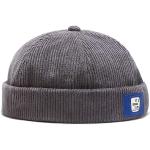Graue Casual Snapback-Caps aus Baumwolle für Herren Größe XL 