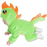 Grüne Langärmelige Dinosaurier-Kostüme für Babys 