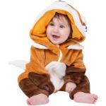 Orange Langärmelige Fuchs-Kostüme für Babys 