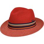 Rote LIPODO Strohhüte aus Stroh 58 für Herren Größe L für den für den Sommer 