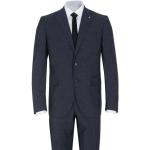 Reduzierte Blaue Corneliani Businesskleidung mit Reißverschluss aus Wolle für Herren Größe XL 