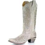 Weiße Corral Boots Damencowboystiefel & Damenwesternstiefel Größe 39,5 