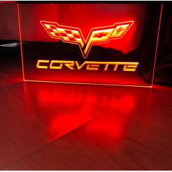 Corvette Led Neon Leuchtreklame Size 8x12