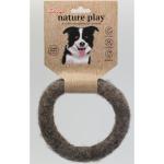 Corwex nature play Ring 15 Centimeter braun Hundespielzeug