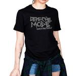 Schwarze Depeche Mode Herrenbandshirts mit Halloween-Motiv aus Baumwolle Größe M 