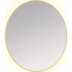 Goldene Cosmic Runde Badspiegel & Badezimmerspiegel 80 cm LED beleuchtet 