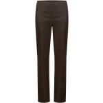 Coster Copenhagen, Lerleggins - Long leather leggings with flared l Brown, Damen, Größe: XS