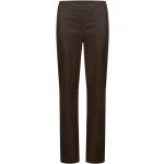 Coster Copenhagen, Lerleggins - Long leather leggings with flared l Brown, Damen, Größe: S